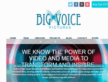 Tablet Screenshot of bigvoicepictures.com